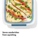 thumbnail image 3 of Recipiente para sándwiches OXO Good Grips Prep and Go Ocean Blue, 3 of 8