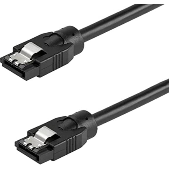 Cable SATA StarTech.com redondo de 30 cm con conectores de cierre