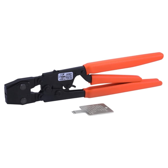 Herramienta de sujeción SharkBite PEX/PE-RT con 3 mangos para tubos de 10 a 25 mm