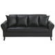 thumbnail image 1 of Sofa Lua 3c Pu 20 Negro, 1 of 4