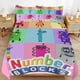 thumbnail image 1 of x136 Numberblocks Bed Duvet Cover Microfiber Bedding Sets 3D Printed Lightweight 3 Piece Comforter Sets, 1 Duvet Cover And 2 Pillow Shams for Kids Boys Girls 79"x90" jn136, 1 of 5