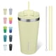 thumbnail image 1 of Vaso térmico BJPKPK de acero inoxidable aislado de 532 ml para viaje, 1 of 6