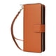 thumbnail image 4 of Funda Cartera con Cremallera y Correa para Samsung Galaxy S26 Plus 5G Soporte y Tarjetero Marrón, 4 of 6