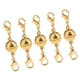 thumbnail image 1 of 5 Piezas Magnética Langosta Langosta Collar Pulsera Convertidor Cierres Oro, 1 of 3