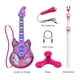 thumbnail image 3 of Set Kiddos Guitarra Eléctrica de Juguete y Micrófono con Soporte Rosa, 3 of 8
