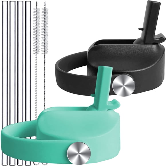 Tapa Flex de Acemoo con Asa – Pack de 2 con Pajillas