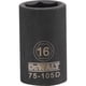 thumbnail image 2 of Disco Impact Socket Dwmt75105osp De 16 Mm Y 1 2 Pulgadas 6 Puntos, 2 of 2