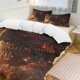 thumbnail image 1 of Attack on Titan Anime Home Bed 3-piece Set Classic Japanese Anime Polyester Wash Student Dormitory Set, 1 of 5