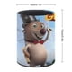 thumbnail image 2 of Día de la Marmota-theme Cylinder Pen Holder Pencil Organizer with Flannel Lining PVC Leather Material Cardboard Base for study work 10*8CM, 2 of 6