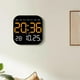 thumbnail image 1 of RELOJ DIGITAL DE PARED CUADRADO CON CONTROL REMOTO naranja oscuro, 1 of 2