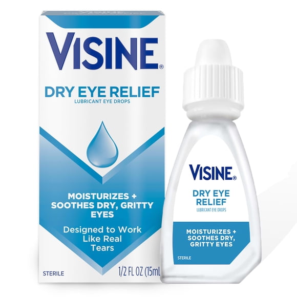 Gotas para los Ojos Visine Alivio para Ojos Secos Lubricante 15 ml