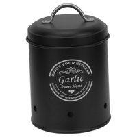 Bothyi - Latas De Almacenamiento De Verduras De Cocina Contenedor De Almacenamiento De Alimentos Para Mostrador De Restaurante Pequeño Negro