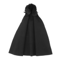 Bothyi - Ropa Para Figuras De Acción A Escala 1:12, Capa, Accesorios Para Disfraces De Muñecas De 15 Cm, Color Negro