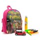 thumbnail image 3 of Pretzel y los Cachorros Mochila Escolar para Niños y Niñas, Mochila Infantil Ligera de Alta Calidad, Grande y Duradera ROSA, 3 of 6