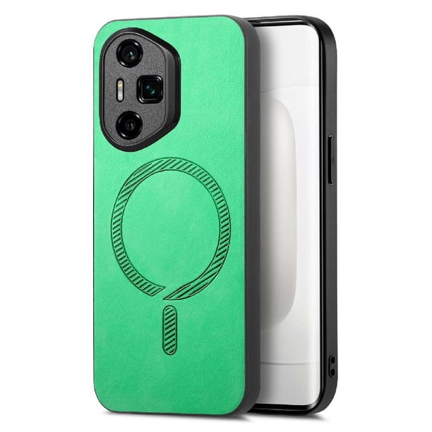 Magnetic Slim Case for Honor 300 Ultra with Camera Guard & Anti-Scratch Back Green
