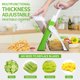 thumbnail image 2 of Mandolina Once For All cortadora de alimentos grosor ajustable picadora de verduras segura, 2 of 7