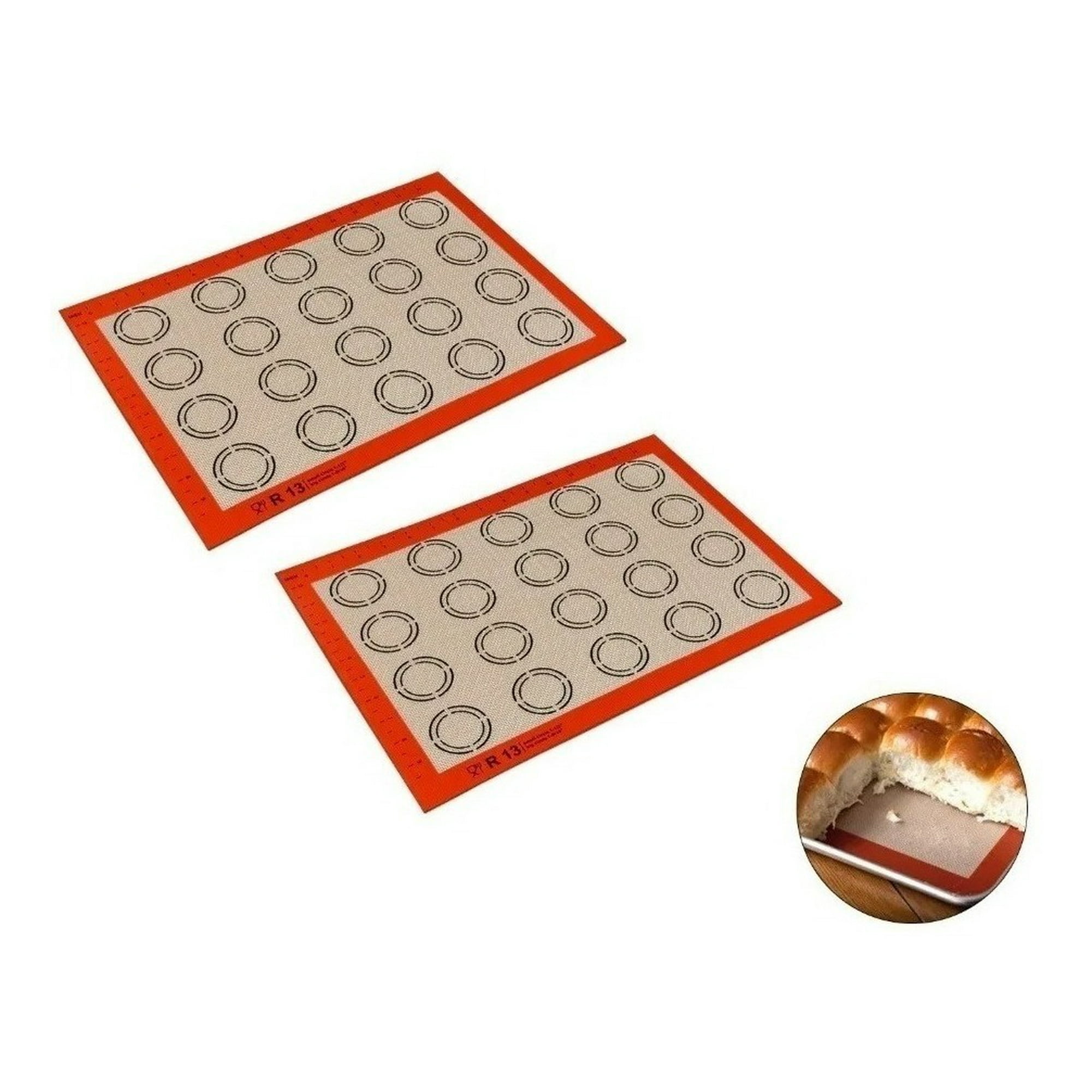 Genérico - Pack X2 Tapete De Silicona Lamina Silicona Tapete Macarons