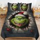 thumbnail image 2 of 3 Piece Bedding SetFunny GrinchComforter Set for Kids Boys Teen Tween 3D Lightweight Microfiber Bedding Sets, 2 of 5