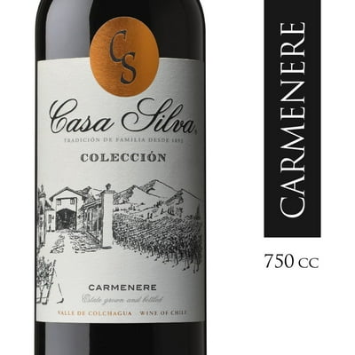 Vino Tinto Casa Silva Carmenere Colección Botella