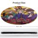 thumbnail image 2 of Alfombra Redonda Desmarcar Yu-Gi-Oh! Felpa Coral 60cm, 2 of 6
