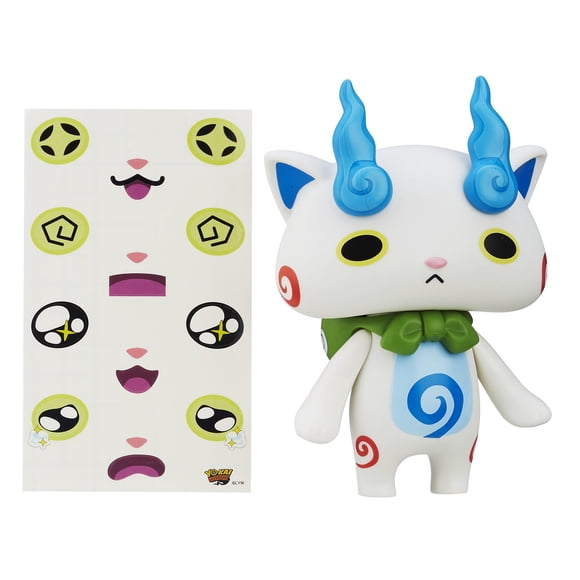 Figura Yo-kai Mood Reveal Komasan con Calcomanías Brillantes