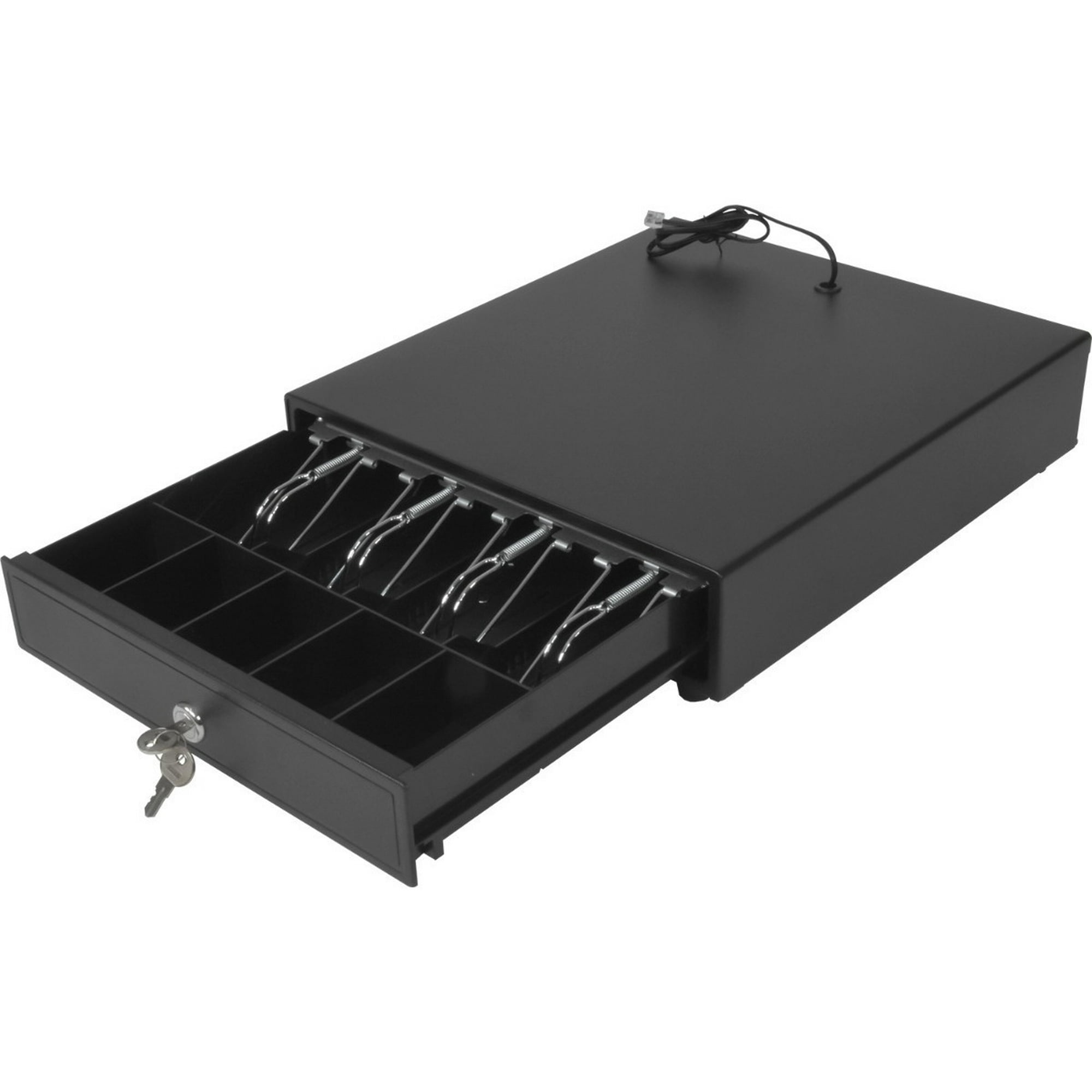 Gutstark - Cajón De Dinero Metálico 4 Billetes 5 Monedas Cable Rj11 Pos