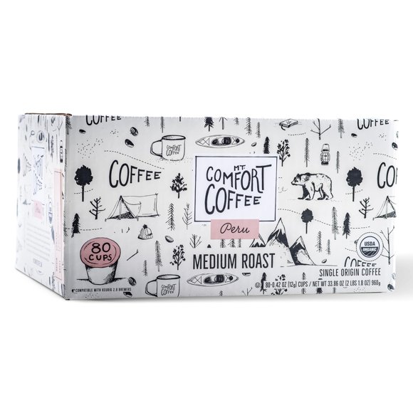 Cápsulas de Café Mt. Comfort Coffee 80 Unidades K‑Cup