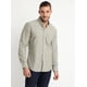 thumbnail image 2 of Camisa Lisa Chambray Khaki oscuro, 2 of 4