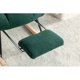 thumbnail image 4 of Silla basculante de ocio de tela de peluche con taburete ajustable, silla basculante de guardería, 4 of 5