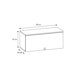 thumbnail image 5 of Mueble Aéreo 90X34 Botanic Nogal, 5 of 5