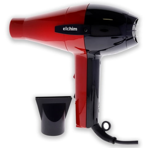 Secador De Pelo Elchim Clásico Rojo-Negro