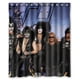 thumbnail image 1 of Cortina de ducha Motley Crue, juego de cortinas de baño con ganchos, tamaño 60 x 72 pulgadas, 1 of 3