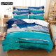 thumbnail image 1 of Seawater Bedding 3-piece Digital PrintingPlain Weave Craft For North America And Europe Bedding Set, 1 of 5