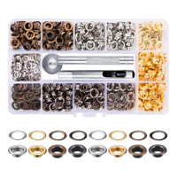 Magideal - Kit De Herramientas Con Ojales De 5Mm, Caja De Almacenamiento () Piezas, Herramienta De Instalación Para , Proyectos De 400 Juegos