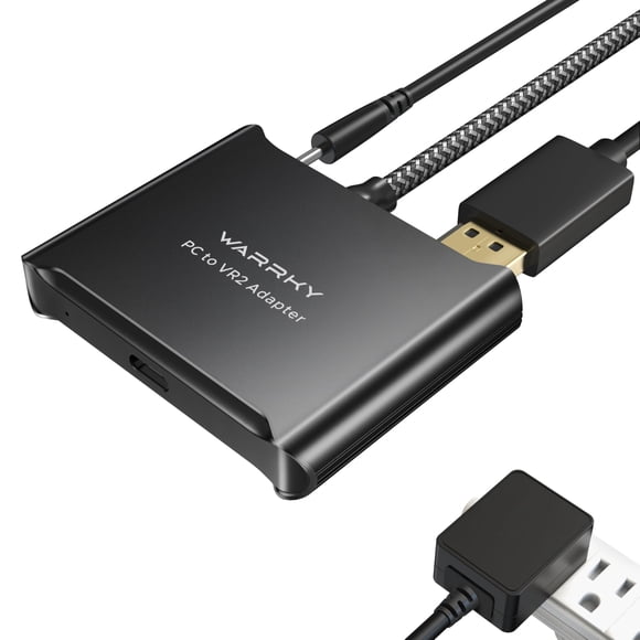 Adaptador para PC Warrky PSVR2 con carcasa de aluminio y potencia de 15W