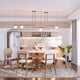 thumbnail image 5 of Juego De Comedor Wood 6 Sillas Rectangular Mdf Y Vidrio Café Claro, 5 of 16