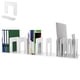 thumbnail image 1 of Organizador Vertical de Archivos LuluEasy Ajustable - Plástico Blanco, 1 of 7