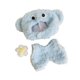 thumbnail image 3 of Pelele De Peluche, Disfraces Educativos Para Coordinación, Manos A La Obra, Muñeca De 17 Cm, Color Azul Y Horquilla, 3 of 3