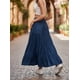 thumbnail image 1 of Falda Larga Mezclilla Mujer Plisada Calidad Premium, 1 of 3
