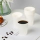 thumbnail image 2 of Vasos de café de papel RACETOP, 8 onzas, 1000 unidades, desechables, blancos, 2 of 6