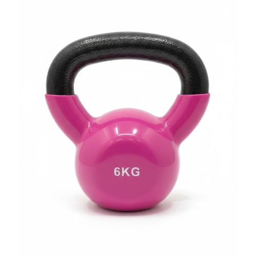Crusec - Pesa Rusa Kettlebell 6kg Acero Y Vinilo