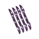 thumbnail image 5 of 4 piezas de diamantes de imitación para puerta de coche, protectores de protección de borde lateral, tiras anticolisión universales antiarañazos, para Rosa, 5 of 5