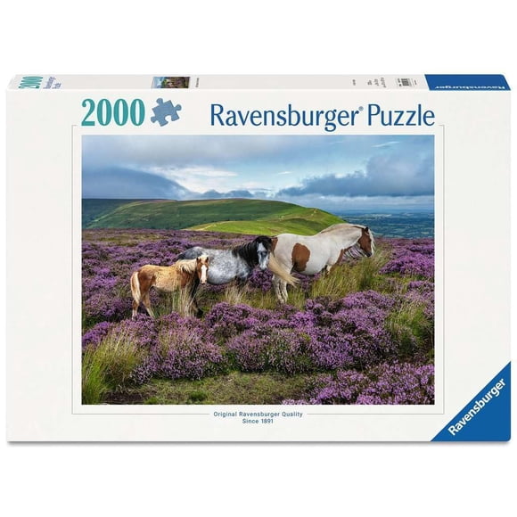 Rompecabezas Ravensburger de 2000 piezas Caballos salvajes
