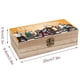 thumbnail image 2 of The Office Caja Organizadora de Madera Rústica - Caja Decorativa Multifuncional para Escritorio, Hogar, Oficina, Joyas y Manualidades, 2 of 6