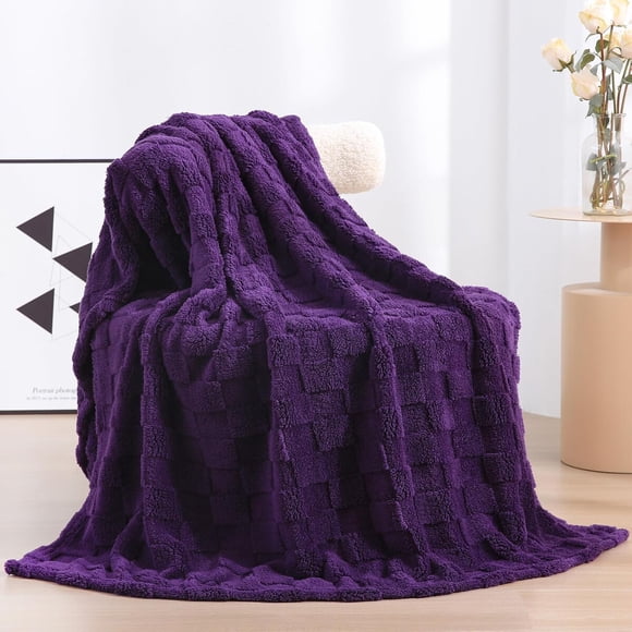 Manta Polar Linecooo de Diseño a Cuadros