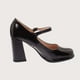 thumbnail image 4 of Zapato Tacón Negro Vía Franca, 4 of 5