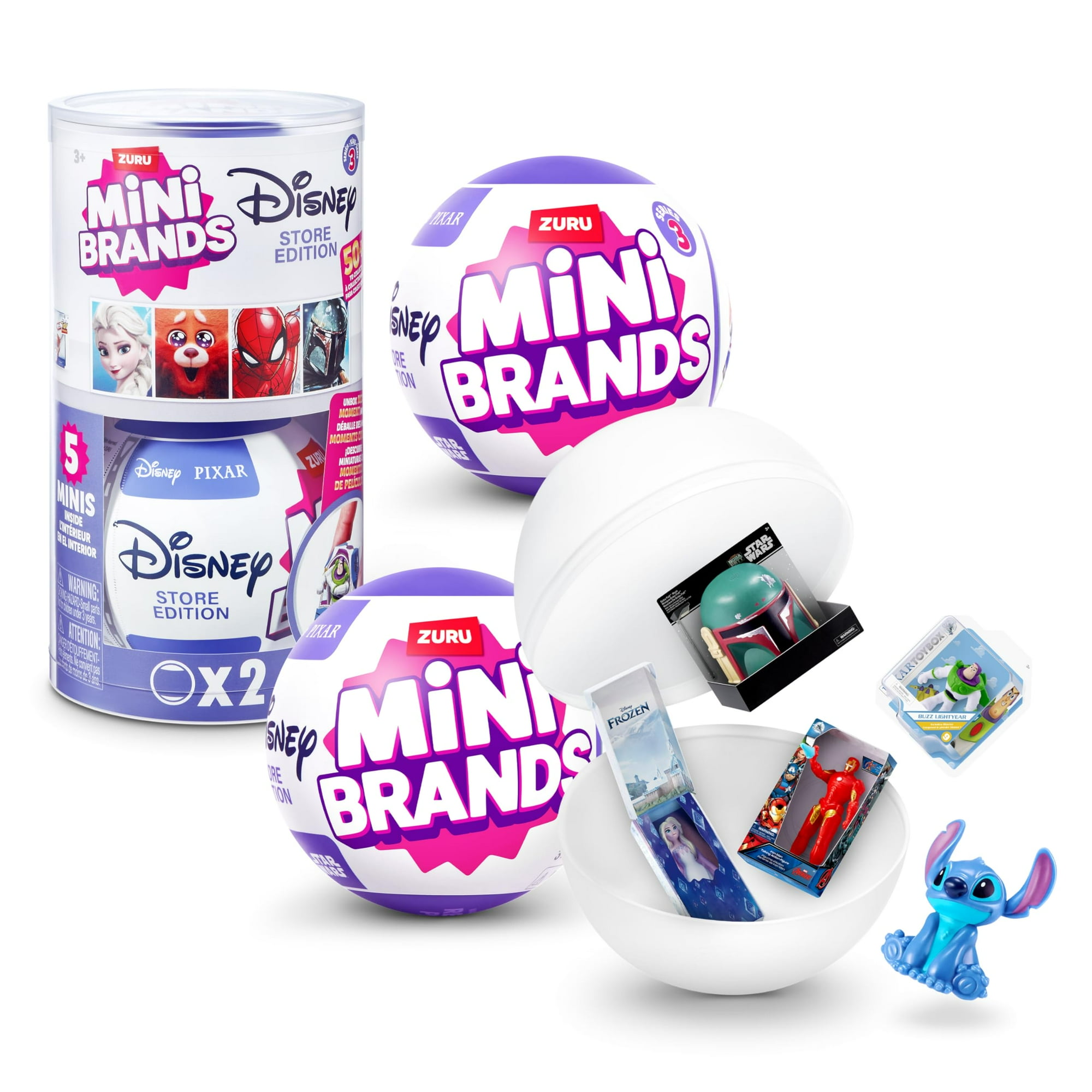 Mini Brands - Minimarcas Coleccionables Disney Store Series 3 (paquete De 2)