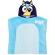 thumbnail image 1 of Poncho de toalla Bluey para niños y niñas con orejas 3D, cachorro, 1 of 7