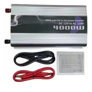 Genérico - Convertidor De Energía Voltaje Auto 4000W Dc12/24V Ac 110/220V