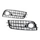 thumbnail image 5 of 1 Par De Rejillas De Parachoques Delantero Inferior, Cubierta De Lámpara Antiniebla Para Audi A4 B8, Chapado Automático, 5 of 5